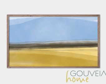 Samsung Frame TV Art, Modern Country Farmhouse Abstract Landscape Painting, Samsung Art TV, Digital Download Samsung Frame, Americana