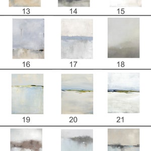 Set Of 9 16x20 Coastal Art Prints by Jacquie Gouveia, Customized Art Prints, Abstract Coastal Landscape Prints, Group of 9 Vertical Prints image 3