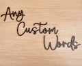 Custom Wooden Words Wall Art \u2013 Personalized Entryway Hallway Decor