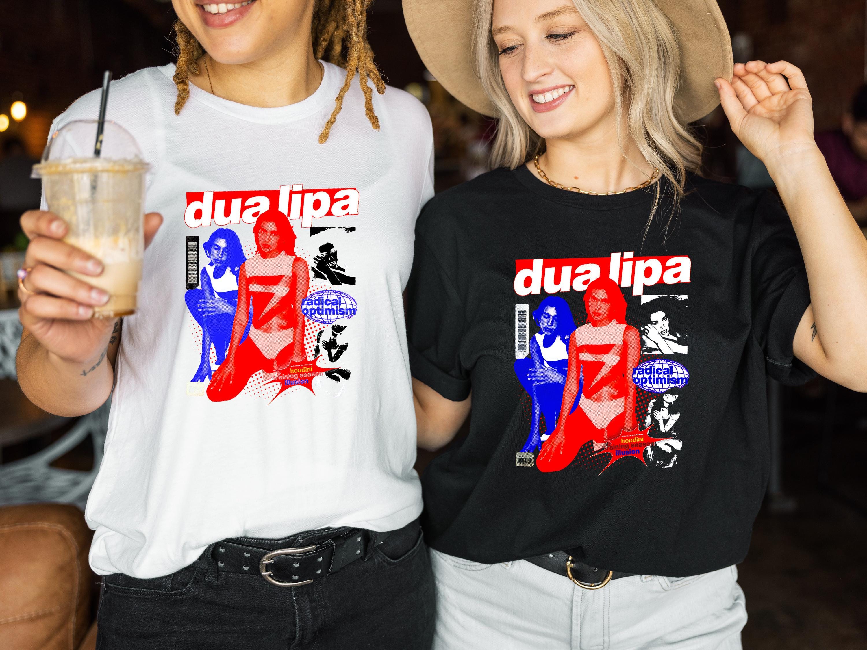 Dua Lipa radical optimism Tシャツ L radical optimism white photo tee – Dua Lipa Official US Store