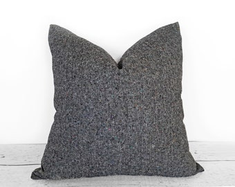 Fleck Emb Geo Gray 24 x 24 16 x 16 18 x 18 20 x 20 22 x 22 Designer Pillow Cover Lumbar