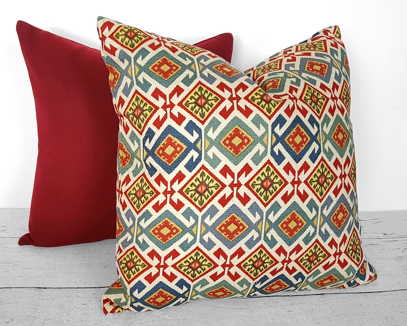 Southwestern Pillows Colorful Pillows Decorative Throw Etsy