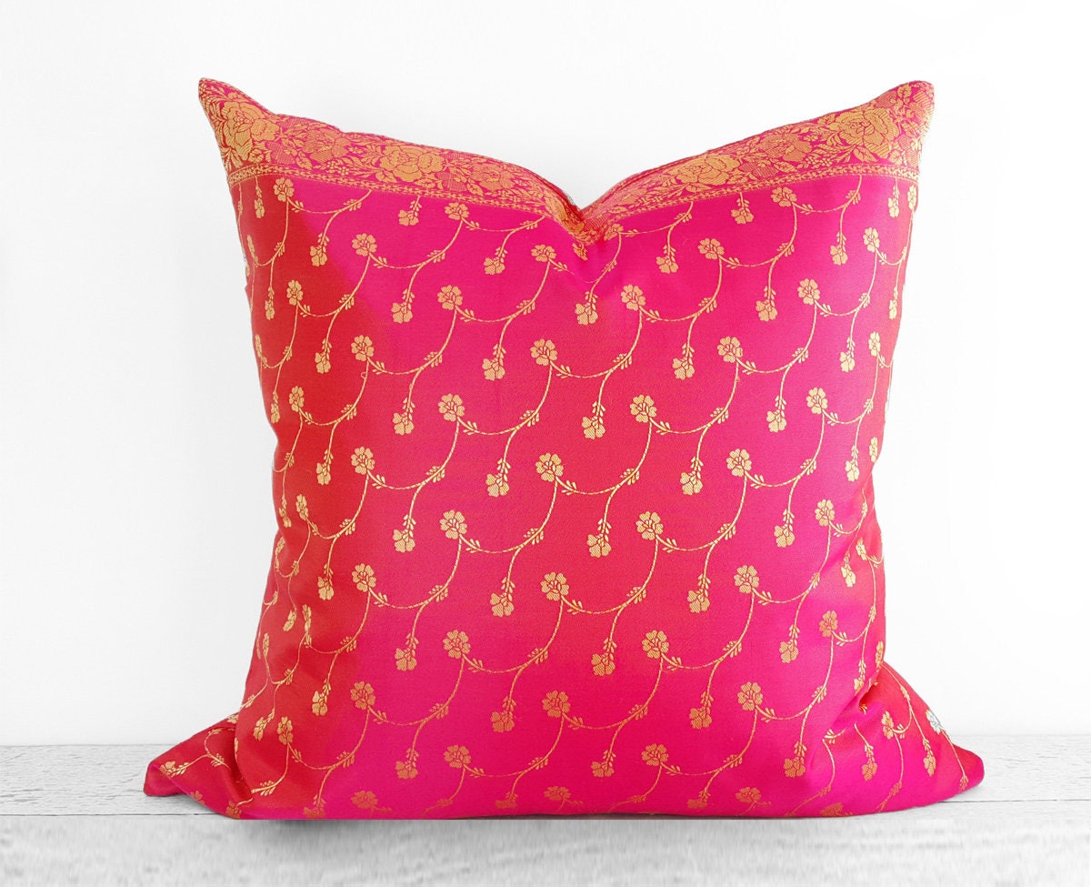 Hot Pink Pillow Covers Pink Decorative Pillows Fuchsia