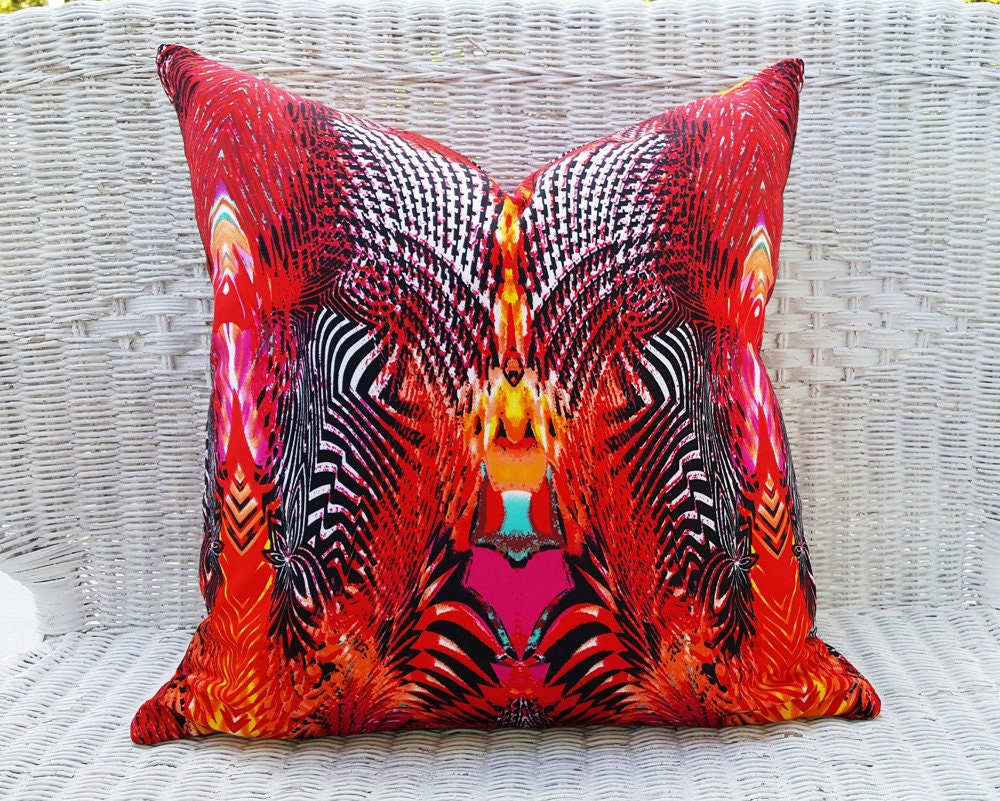 Dorm Pillows Cool Pillows Red Decorative Pillows Throw Etsy