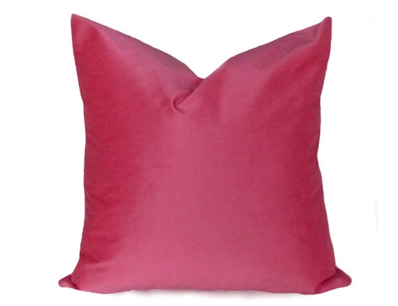 Pastel Pink Pillow Cover Pink Decorative Pillows Solid Pink Etsy