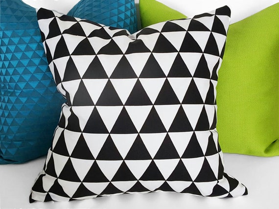 Etsy black and white pillows deals