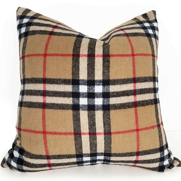 Plaid Pillow Covers Etsy