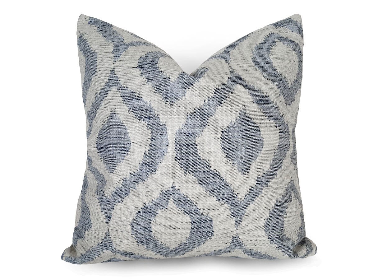 ikat throw pillows