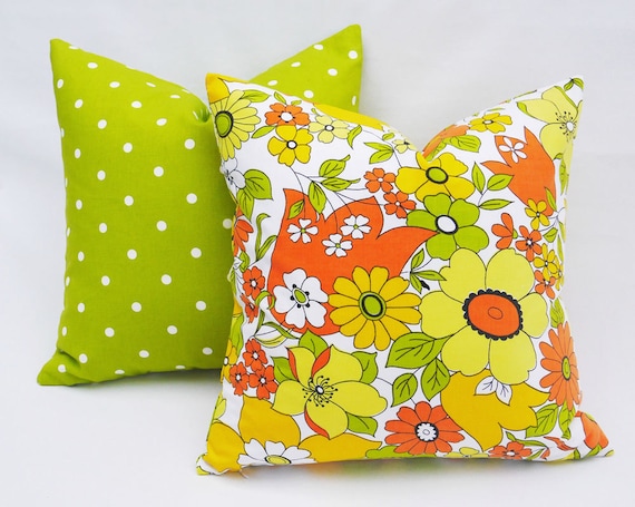 New Brazilian Yellow COLLECTION Print Pillow Covers Add some Sunshine to your spaces Yellow Pillow
