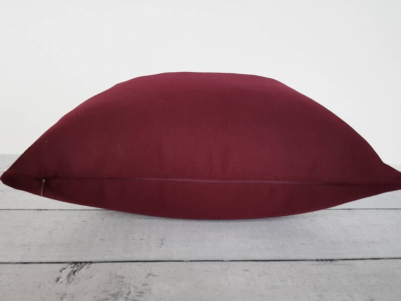 Solid Red Pillows Dark Red Pillows Maroon Pillows Etsy
