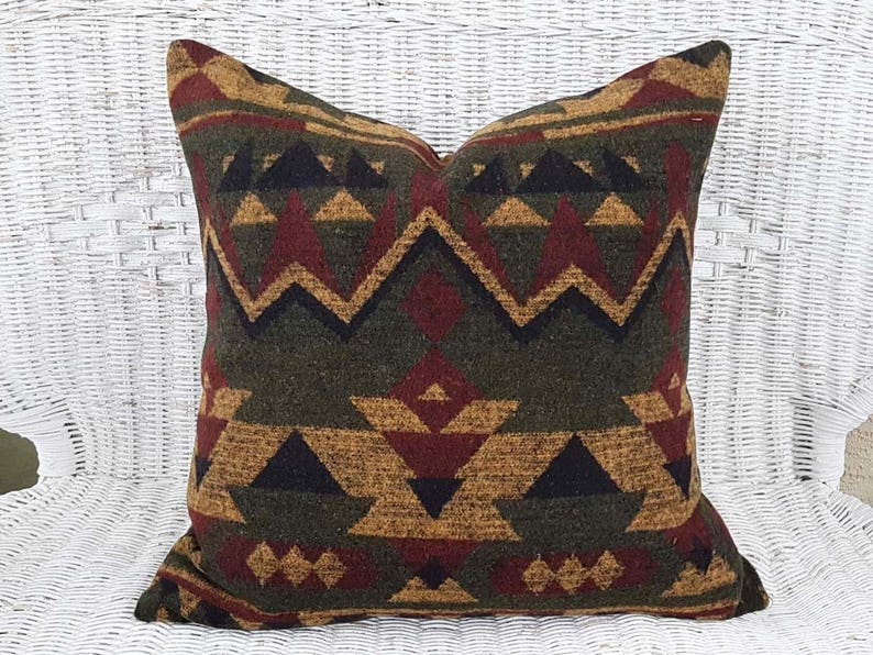 Fall Southwestern Pillows Native American Pillow Covers Red Etsy