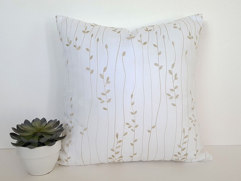Decorative Throw Pillows Accent Pillow White Pillow Etsy