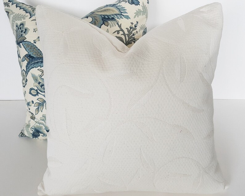 18x18 Cream Pillow Covers Solid Beige Pillow Textured Etsy