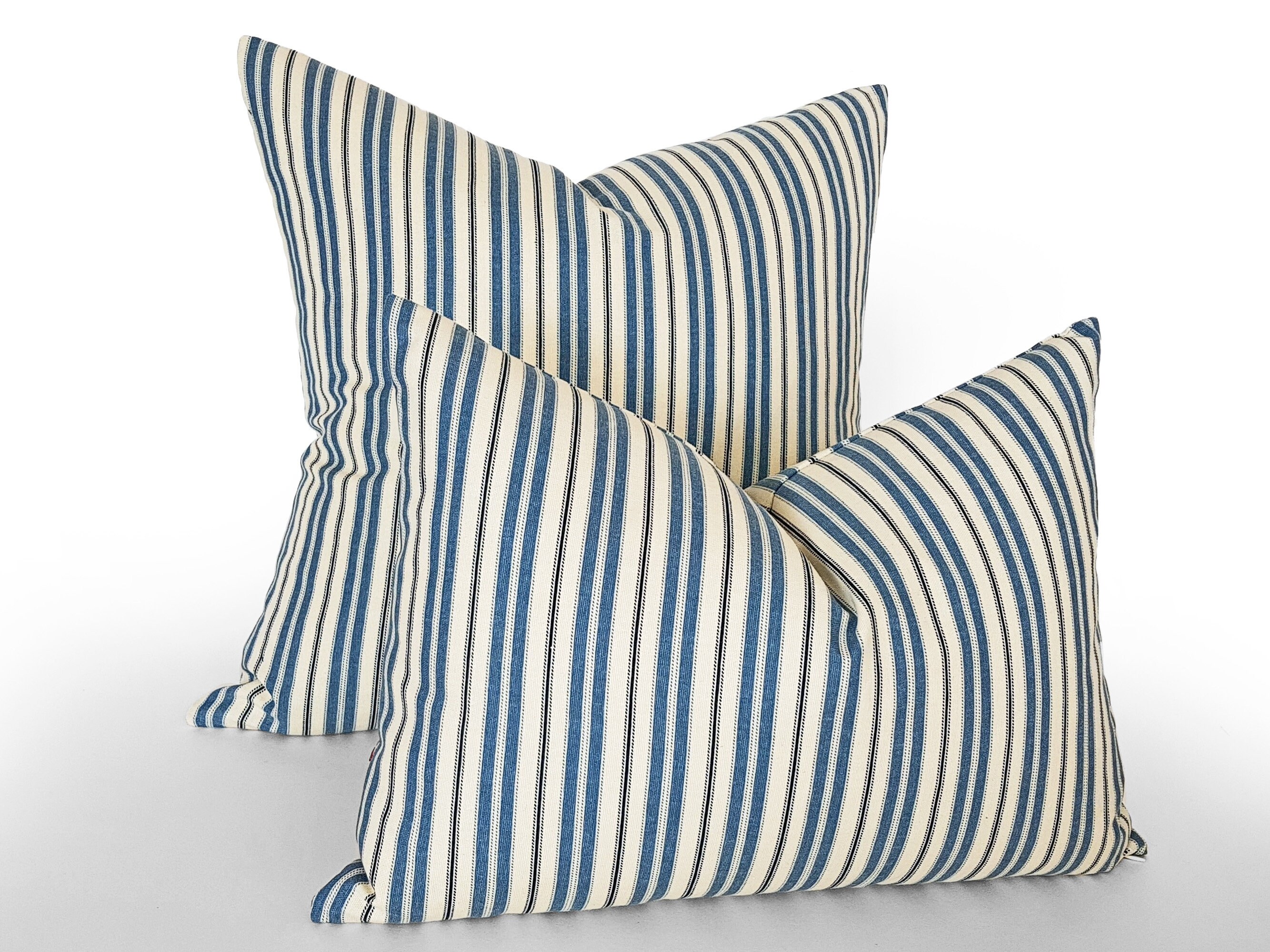 Baltic Blue Floral Pillows Jacobean Pillow Covers Blue White Etsy