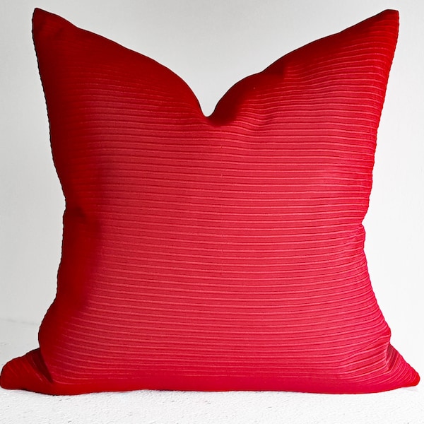 Red Sofa Pillow Etsy