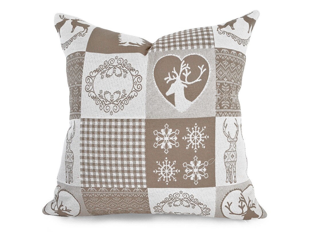 Rustic Christmas Pillows Farmhouse Holiday Pillow Covers Etsy