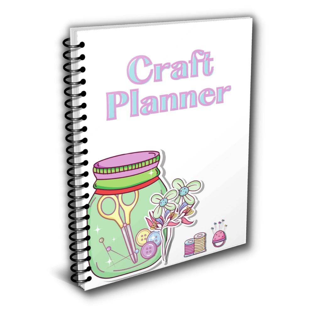 Craft Planner | 60 Printable Pages, Project Planner | Craft Business ...