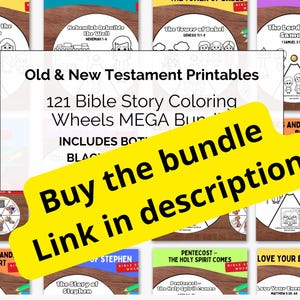 Rueda para colorear de Jesús y Nicodemo – Juan 3 para niños – Historia bíblica del nuevo nacimiento – Manualidad bíblica cristiana para la escuela dominical o la educación en casa imagen 4