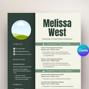 Editable Sorority Resume Template, 6 pages Easy to Edit Sorority Resume Template, Sorority Letter, Unique Sorority Recruitment Pack
