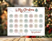 Christmas Acts of Kindness Printable | 25 Days of Kindness Calendar for Kids and Families | Advent Activity for Classroom and Home