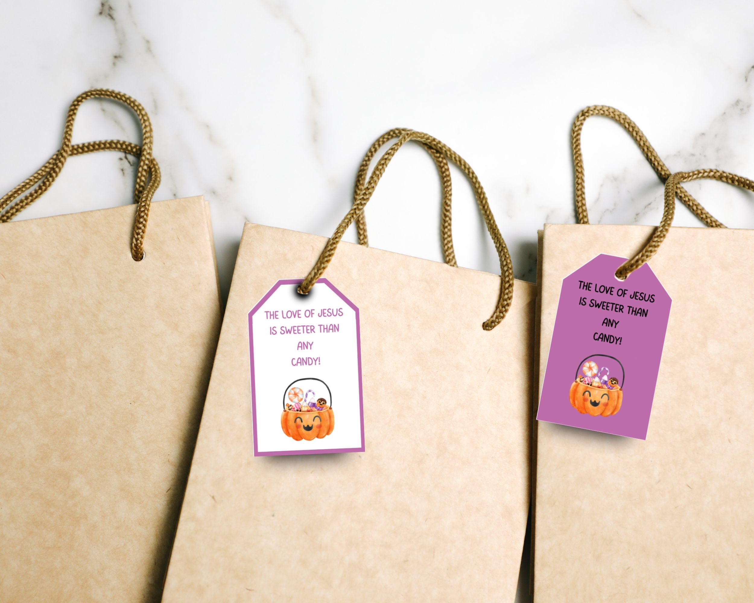 Halloween Christian Gift Tags, Printable Halloween Treat Bag Tags ...