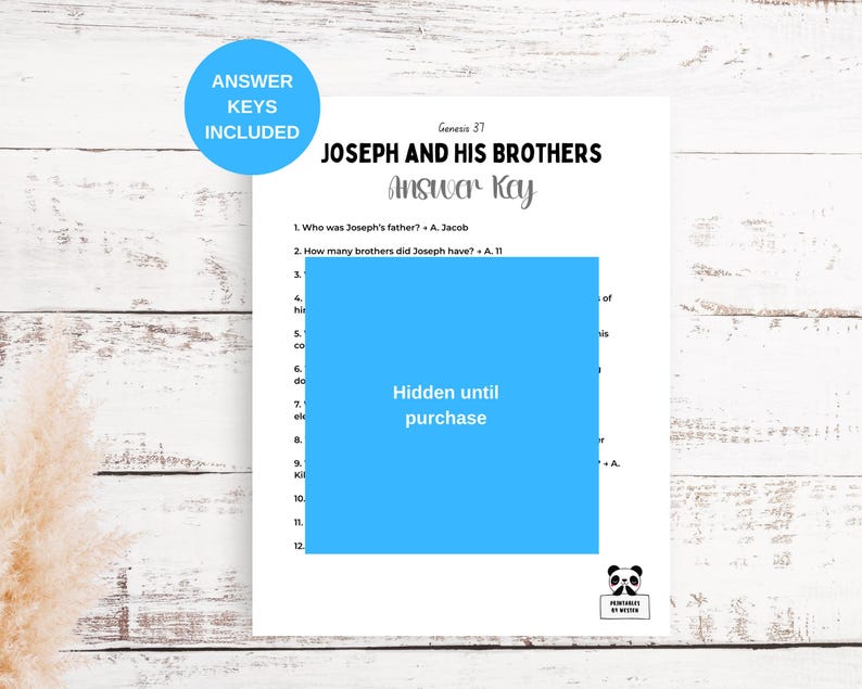 Joseph and His Brothers • Joseph Coat of Many Colors • Genesis 37 ...