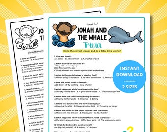 Jonah and the Whale Bible Story for Kids, Jonah Bible Story from Jonah 1–2, Obedience and Mercy Teaching for Children | Old Testament Lesson