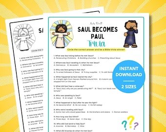 Saul Becomes Paul Bible Story | Conversion of Saul | Road to Damascus | Acts 9:1–19 Sunday School Lesson for Kids | Jesus Changes Hearts