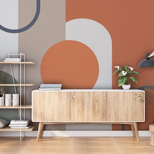 Carta da parati con design geometrico moderno