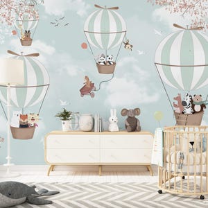 Palloncini volanti e simpatici animali