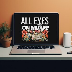 Sfondo digitale della fauna selvatica per laptop