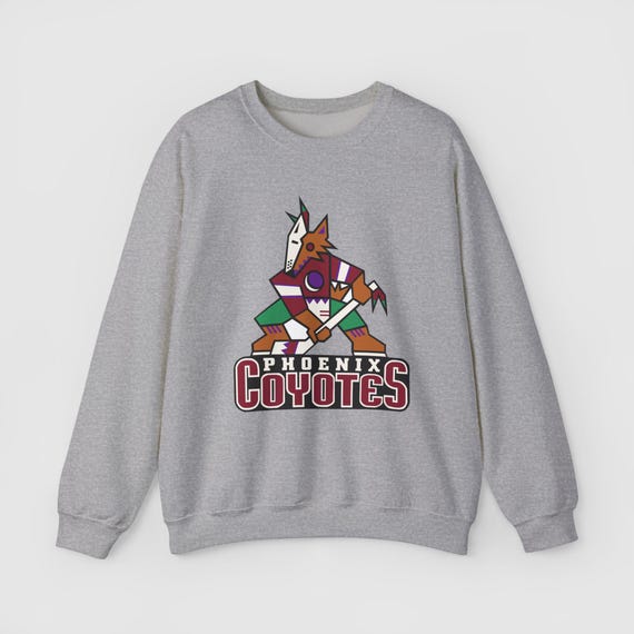 Phoenix Coyotes Vintage Style 90s Old School Hockey Gift Idea Unisex Sweatshirt Etsy
