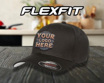 Custom Embroidered FlexFit 6277 Hats - Personalize with Your Text or Logo - Ideal Gift for Special Occasions - Customizable Cap - Hat