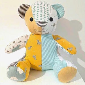 Memory Bear Keepsake Bear Weighted bear birth weight Bear Bereavement Bear embroided name bear personalised bear gift baby gift