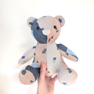 Mini Memory Bear mini Keepsake Bear Bear mini Bereavement Bear embroided name bear personalised bear gift baby gift small memory bear