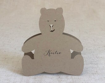 Teddy Bear Escort Cards - wedding, baby shower, birthday, anniversary