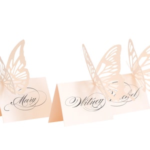 Printed Guest Names for escort cards and place cards image 5