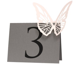 Butterfly Table Numbers