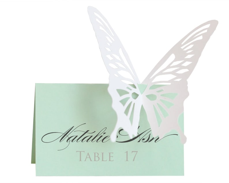 Printed Guest Names for escort cards and place cards image 2