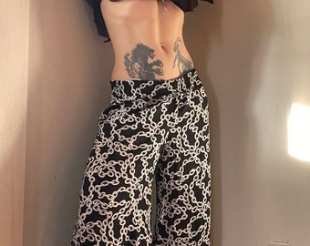 Hell Couture Chains Palazzo Pants