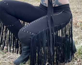 Hell Couture Fringe Pants