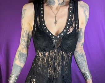 Hell Couture Lace Mini Dress