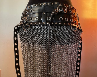 Hell Couture Mithril Belted Skirt