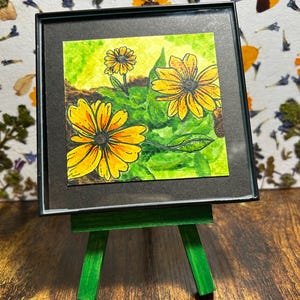 Black Eyed Susan Watercolor Painting