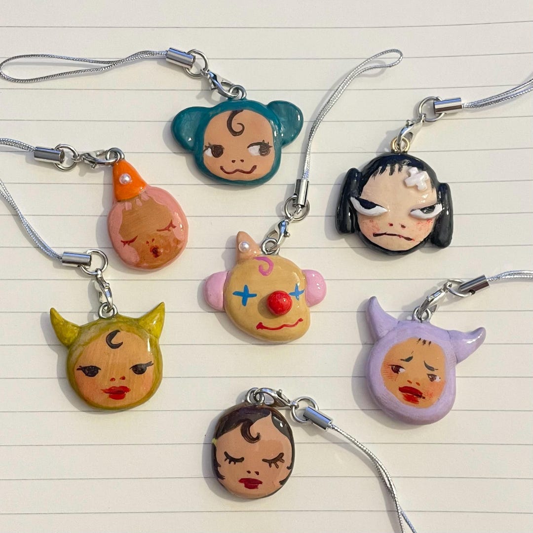 Charm For Keychains Handmade Charms - for Keychains, Necklaces, Bracelets, Etc - Etsy