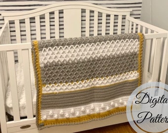 Cooper Baby Blanket Crochet Pattern | Crochet Pattern | Crochet Baby Blanket Pattern | Instant Download | PDF Pattern