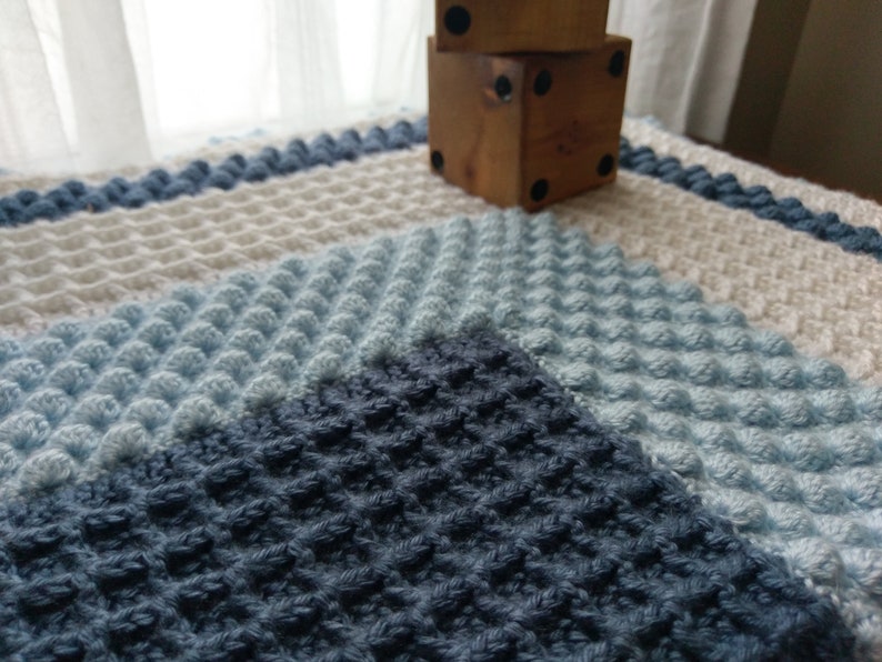 Bumpy Cake Baby Blanket Crochet Pattern Crochet Baby Etsy
