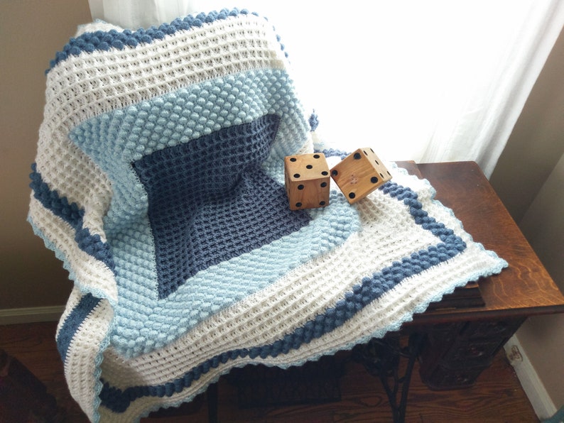 Bumpy Cake Baby Blanket Crochet Pattern Crochet Baby Etsy