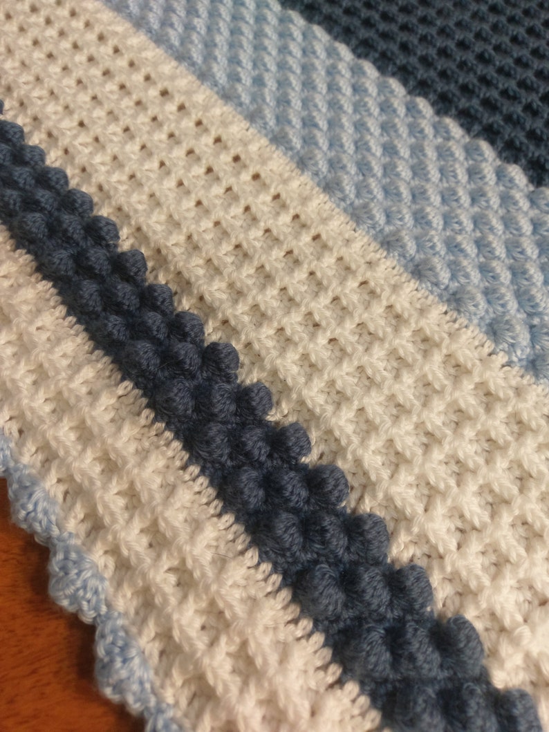 Bumpy Cake Baby Blanket Crochet Pattern Crochet Baby Etsy