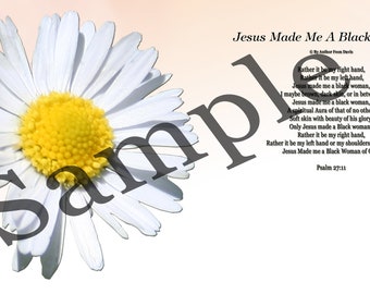 Daisy flower with Poem  Wallpaper for Laptops